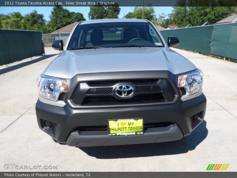 Silver Streak Mica / Graphite 2012 Toyota Tacoma Access Cab