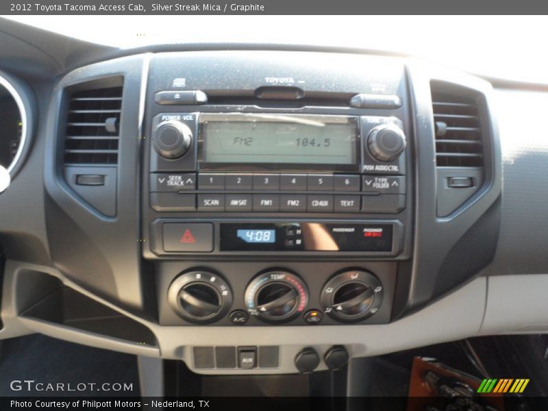 Silver Streak Mica / Graphite 2012 Toyota Tacoma Access Cab