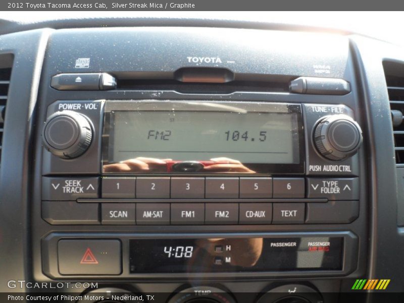 Silver Streak Mica / Graphite 2012 Toyota Tacoma Access Cab