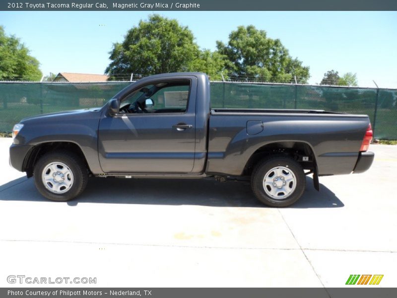 Magnetic Gray Mica / Graphite 2012 Toyota Tacoma Regular Cab