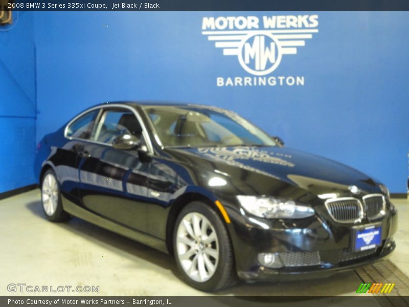 Jet Black / Black 2008 BMW 3 Series 335xi Coupe