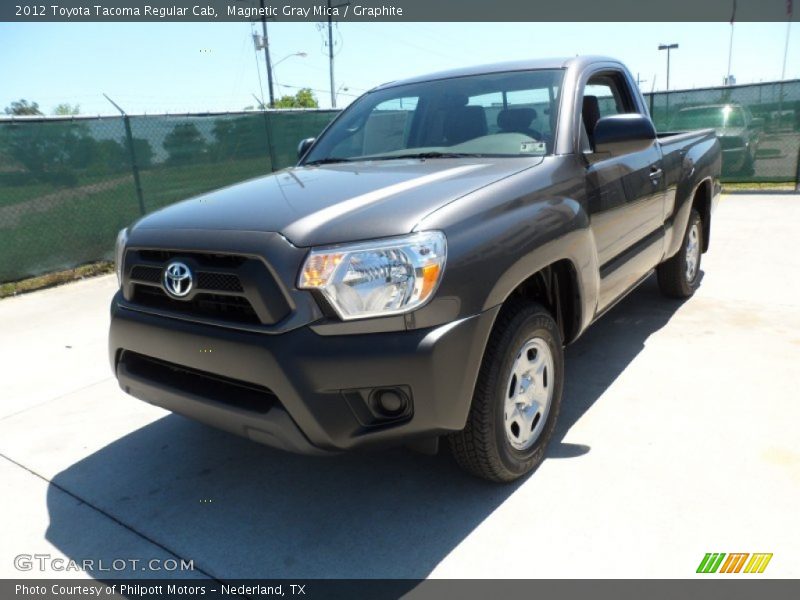 Magnetic Gray Mica / Graphite 2012 Toyota Tacoma Regular Cab