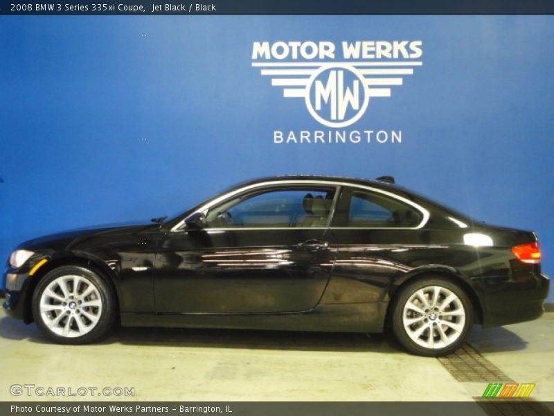Jet Black / Black 2008 BMW 3 Series 335xi Coupe