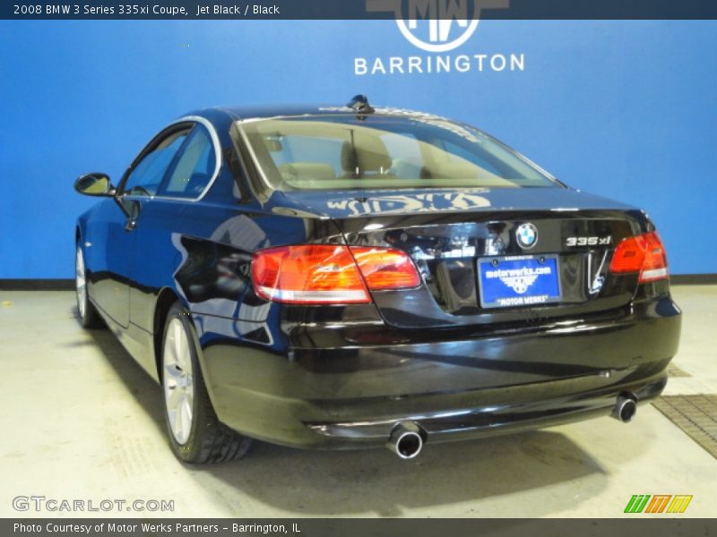 Jet Black / Black 2008 BMW 3 Series 335xi Coupe