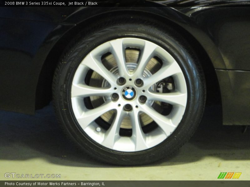 Jet Black / Black 2008 BMW 3 Series 335xi Coupe