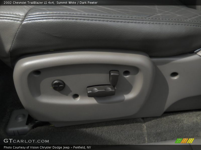 Summit White / Dark Pewter 2002 Chevrolet TrailBlazer LS 4x4
