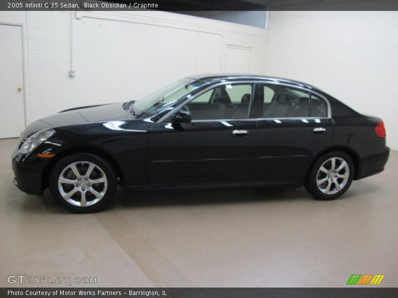 Black Obsidian / Graphite 2005 Infiniti G 35 Sedan