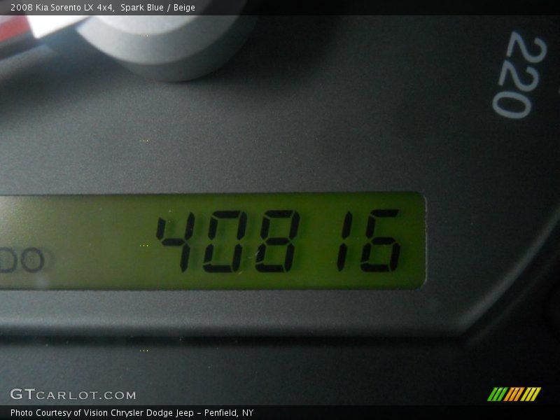 Spark Blue / Beige 2008 Kia Sorento LX 4x4