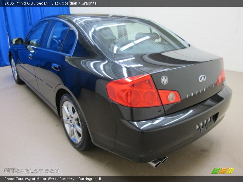 Black Obsidian / Graphite 2005 Infiniti G 35 Sedan