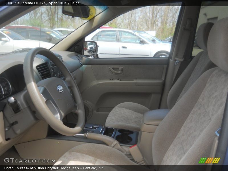 Spark Blue / Beige 2008 Kia Sorento LX 4x4