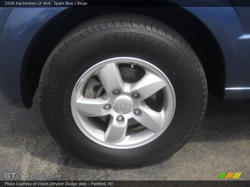 Spark Blue / Beige 2008 Kia Sorento LX 4x4