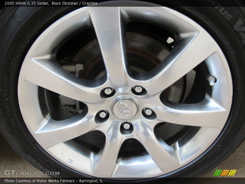 Black Obsidian / Graphite 2005 Infiniti G 35 Sedan