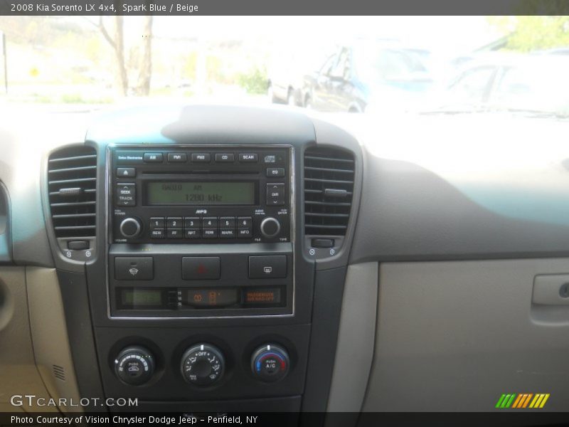 Spark Blue / Beige 2008 Kia Sorento LX 4x4