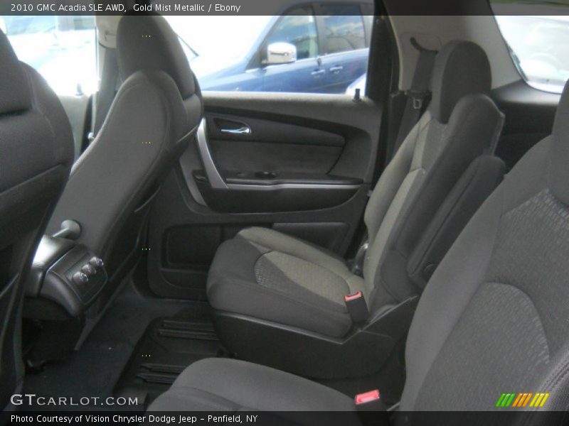 Gold Mist Metallic / Ebony 2010 GMC Acadia SLE AWD