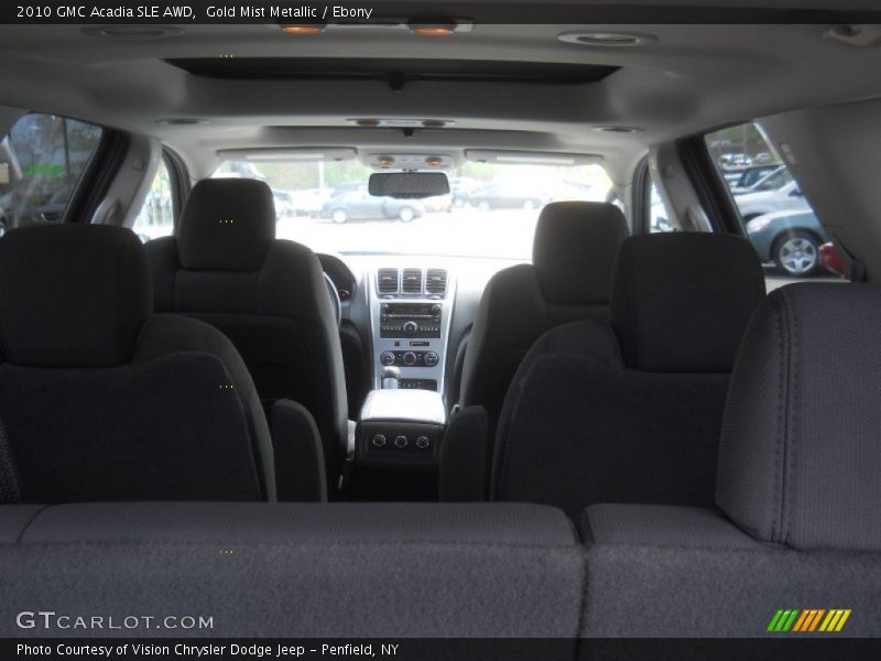 Gold Mist Metallic / Ebony 2010 GMC Acadia SLE AWD