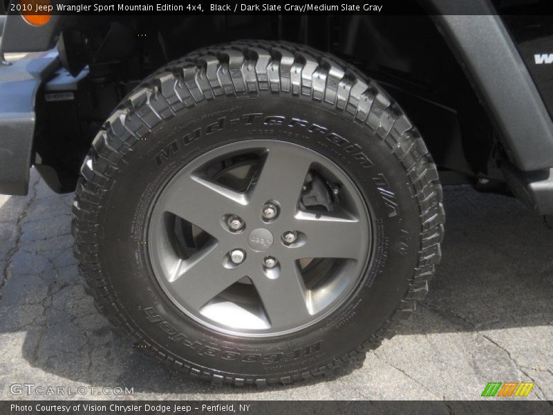 Black / Dark Slate Gray/Medium Slate Gray 2010 Jeep Wrangler Sport Mountain Edition 4x4