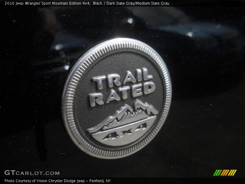 Black / Dark Slate Gray/Medium Slate Gray 2010 Jeep Wrangler Sport Mountain Edition 4x4