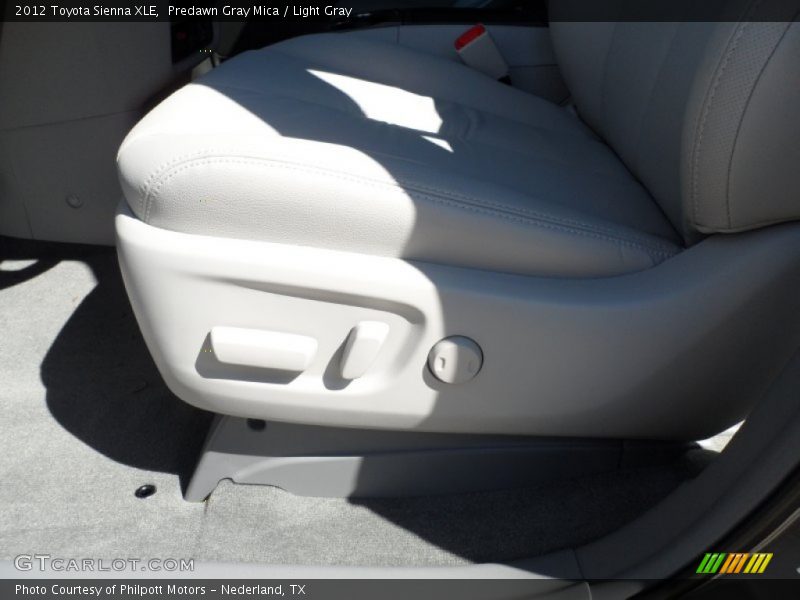 Predawn Gray Mica / Light Gray 2012 Toyota Sienna XLE