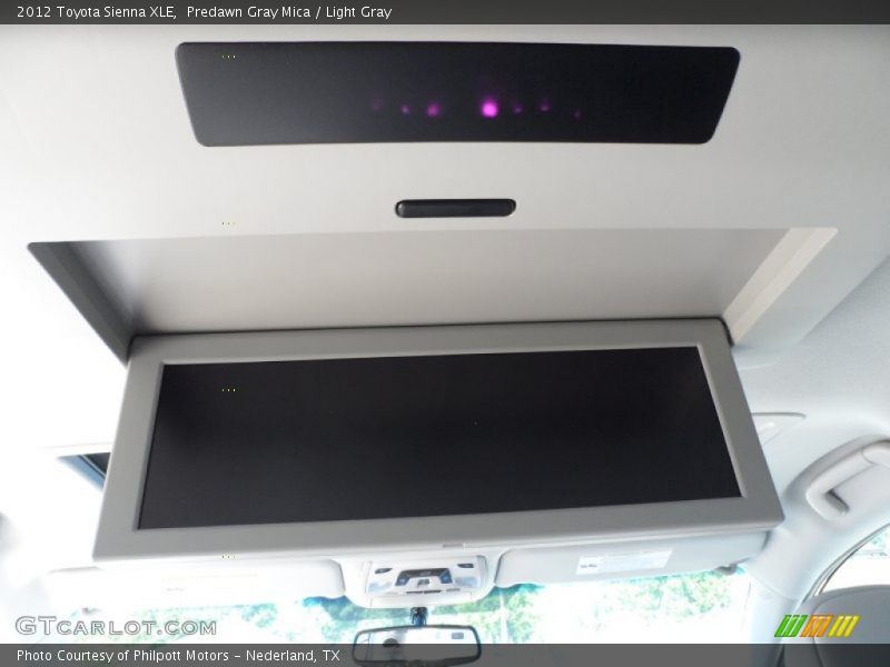 Predawn Gray Mica / Light Gray 2012 Toyota Sienna XLE