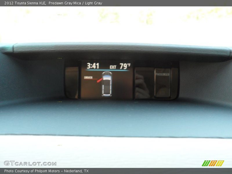 Predawn Gray Mica / Light Gray 2012 Toyota Sienna XLE