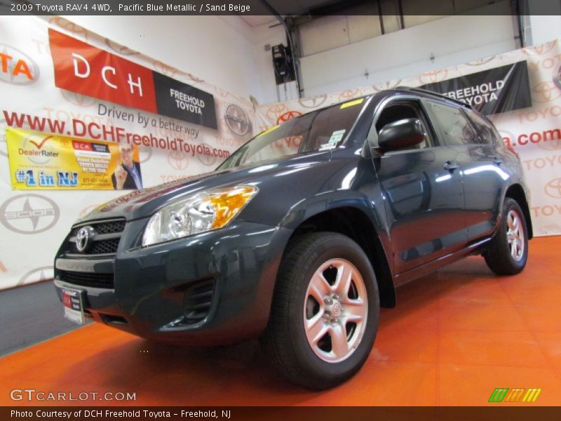 Pacific Blue Metallic / Sand Beige 2009 Toyota RAV4 4WD