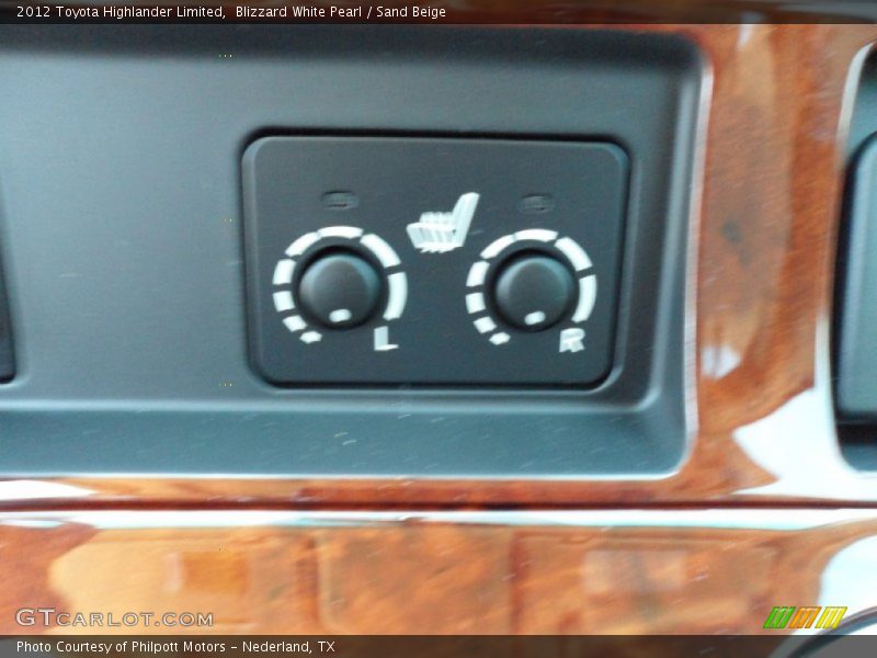 Blizzard White Pearl / Sand Beige 2012 Toyota Highlander Limited