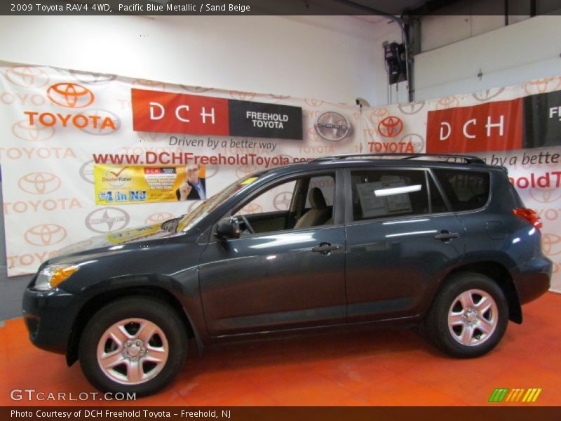 Pacific Blue Metallic / Sand Beige 2009 Toyota RAV4 4WD