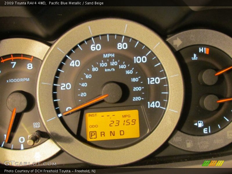 Pacific Blue Metallic / Sand Beige 2009 Toyota RAV4 4WD