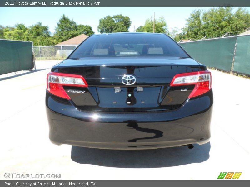 Attitude Black Metallic / Ash 2012 Toyota Camry LE