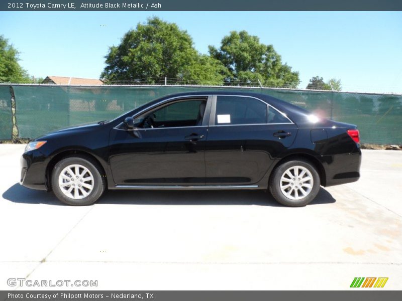 Attitude Black Metallic / Ash 2012 Toyota Camry LE
