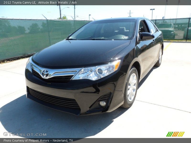 Attitude Black Metallic / Ash 2012 Toyota Camry LE