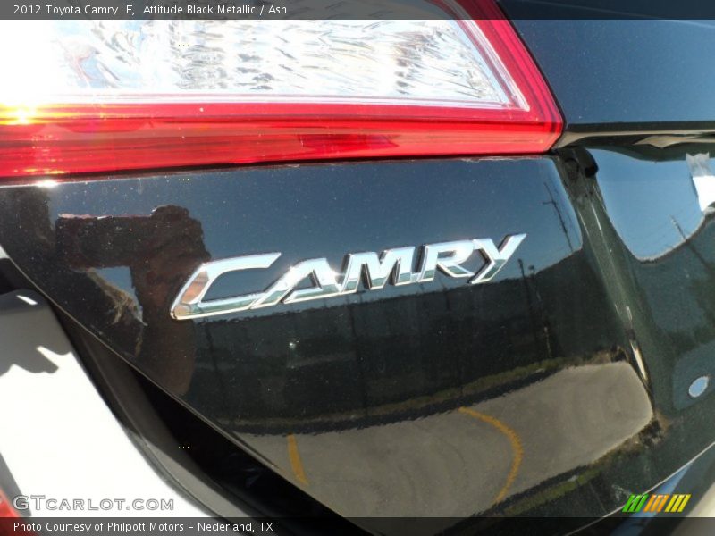 Attitude Black Metallic / Ash 2012 Toyota Camry LE
