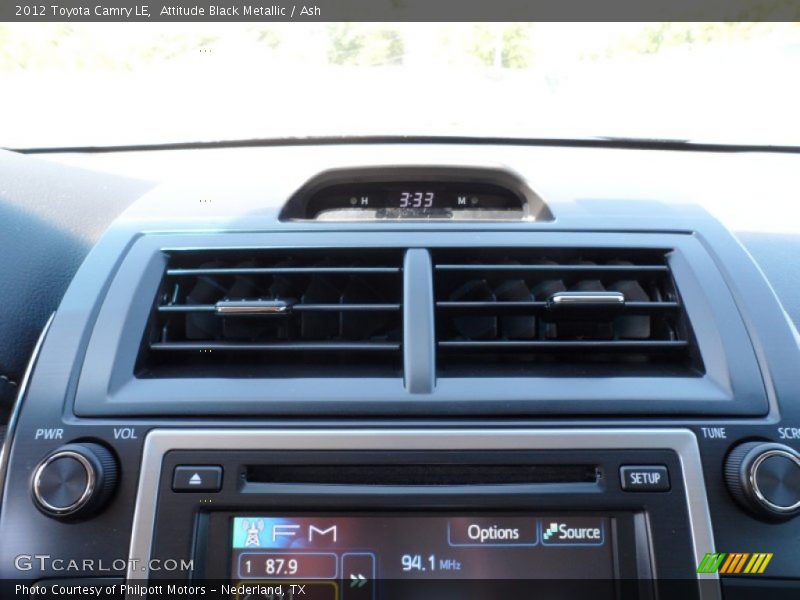 Attitude Black Metallic / Ash 2012 Toyota Camry LE
