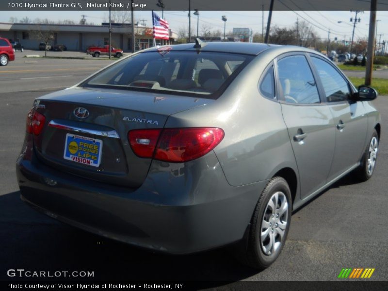 Natural Khaki / Beige 2010 Hyundai Elantra GLS