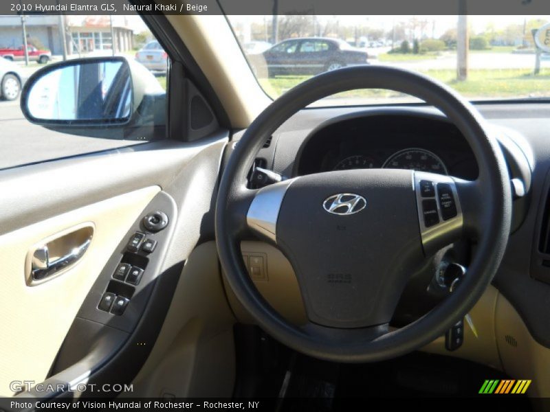 Natural Khaki / Beige 2010 Hyundai Elantra GLS