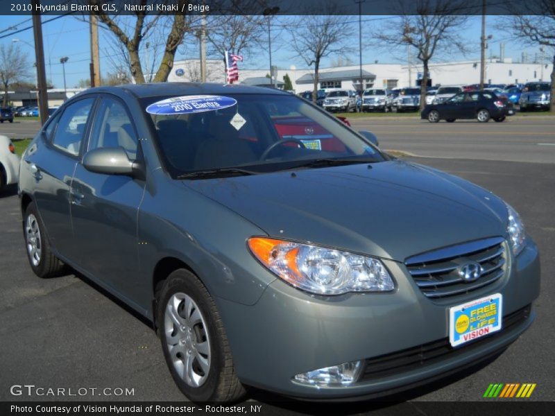 Natural Khaki / Beige 2010 Hyundai Elantra GLS