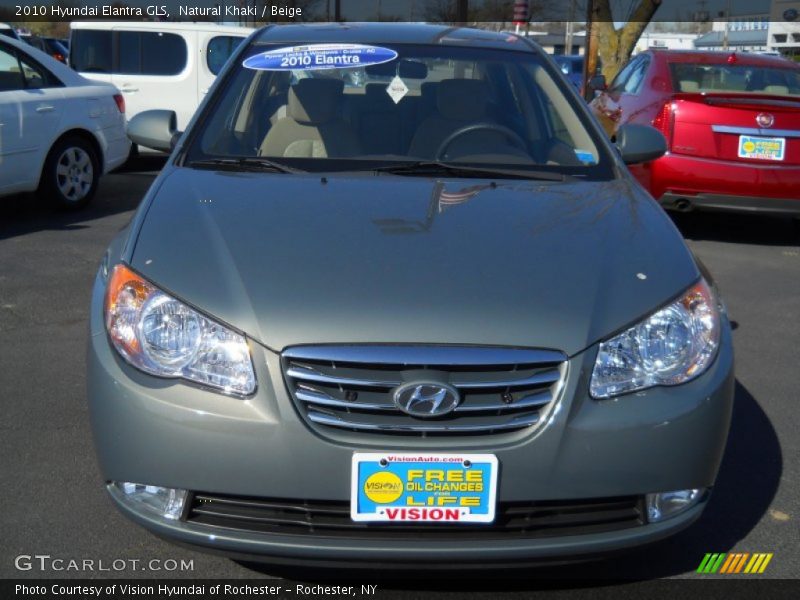 Natural Khaki / Beige 2010 Hyundai Elantra GLS