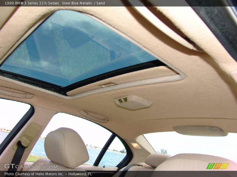 Steel Blue Metallic / Sand 1999 BMW 3 Series 323i Sedan