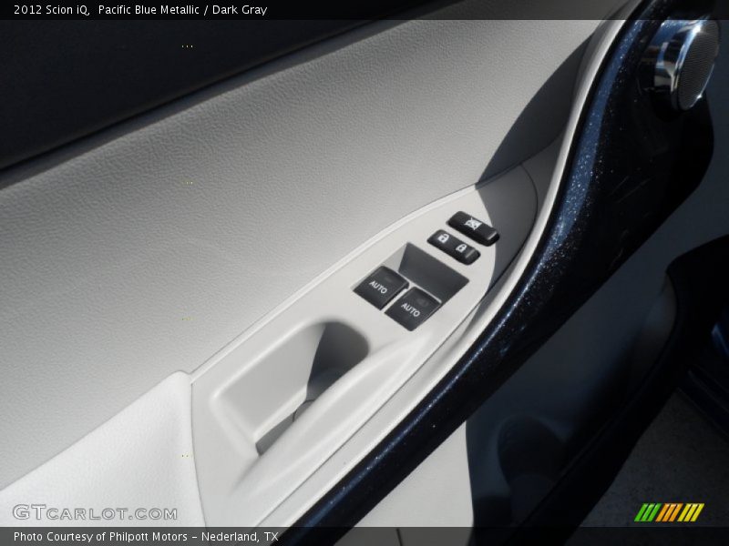 Pacific Blue Metallic / Dark Gray 2012 Scion iQ