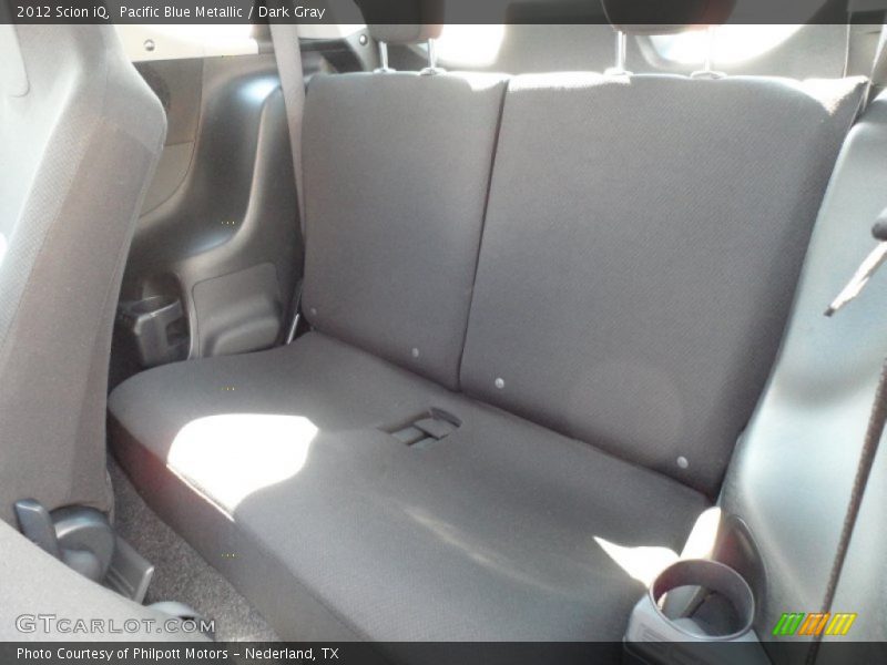 Pacific Blue Metallic / Dark Gray 2012 Scion iQ