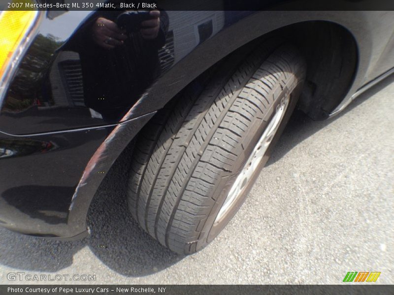 Black / Black 2007 Mercedes-Benz ML 350 4Matic