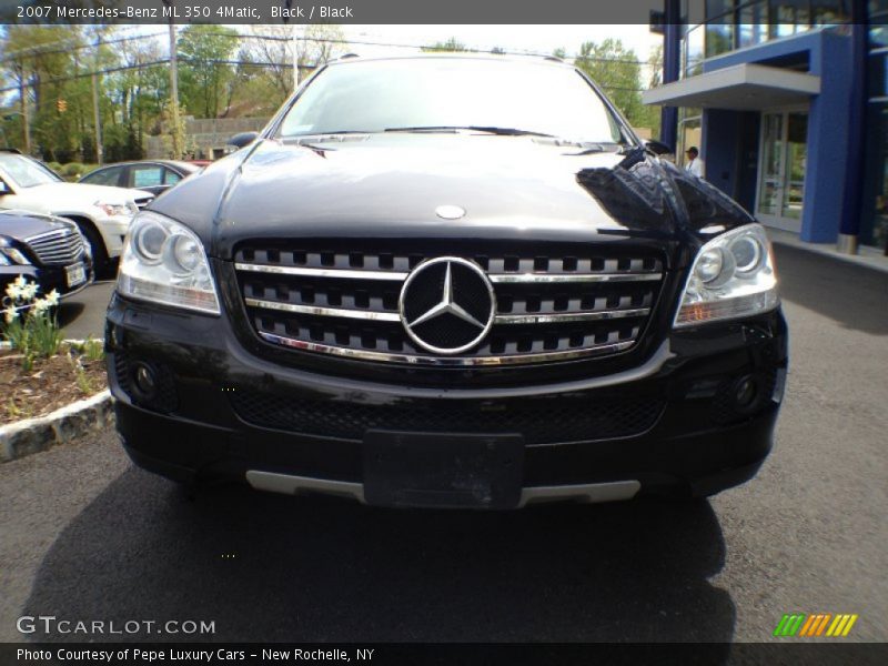 Black / Black 2007 Mercedes-Benz ML 350 4Matic