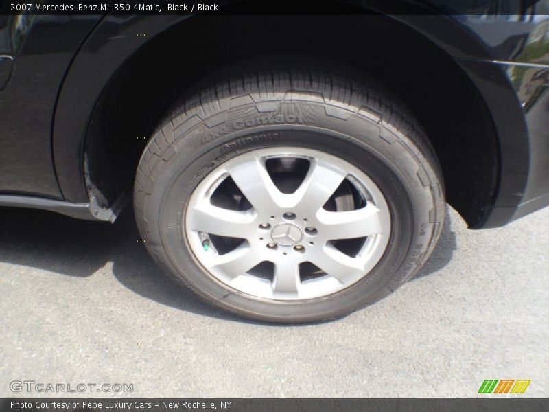 Black / Black 2007 Mercedes-Benz ML 350 4Matic