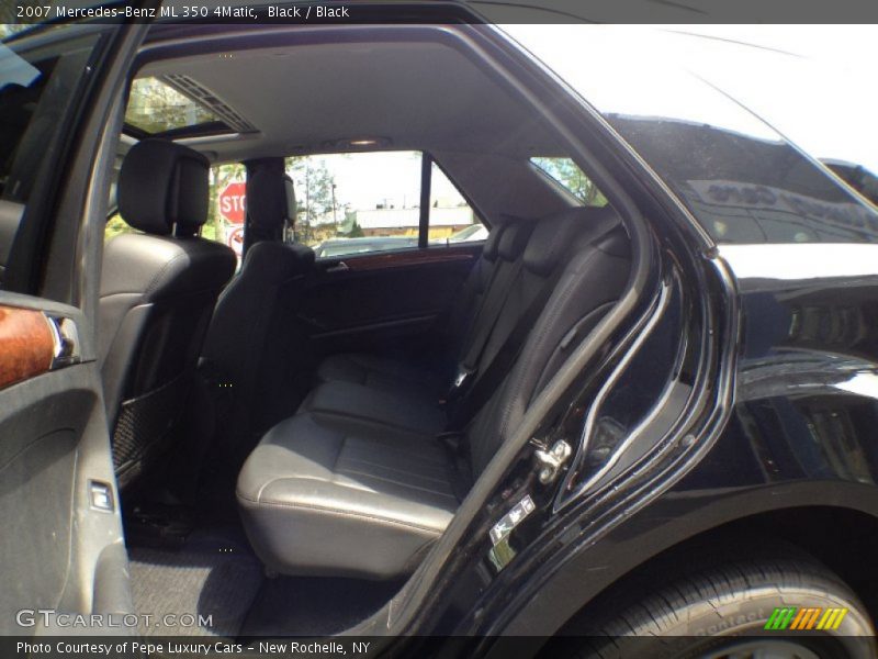 Black / Black 2007 Mercedes-Benz ML 350 4Matic