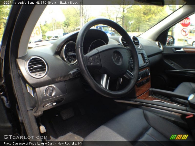 Black / Black 2007 Mercedes-Benz ML 350 4Matic
