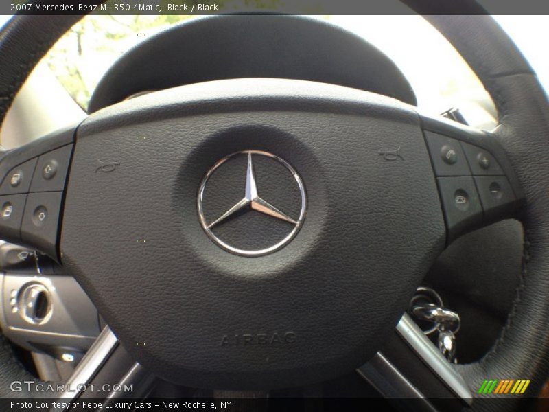 Black / Black 2007 Mercedes-Benz ML 350 4Matic
