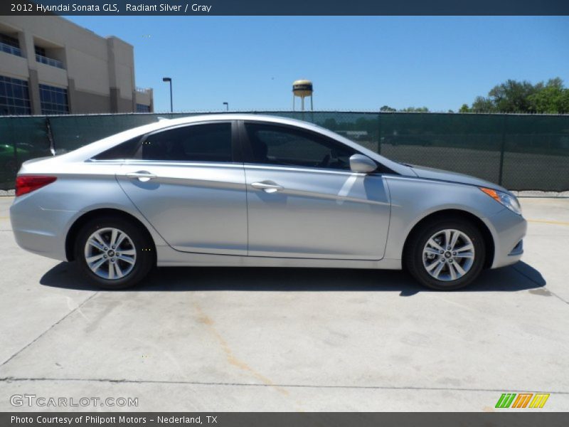 Radiant Silver / Gray 2012 Hyundai Sonata GLS