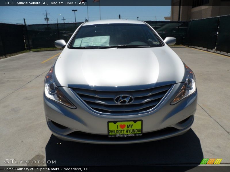 Radiant Silver / Gray 2012 Hyundai Sonata GLS