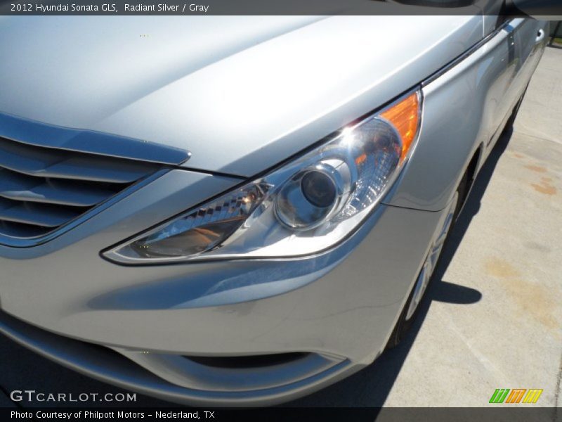 Radiant Silver / Gray 2012 Hyundai Sonata GLS