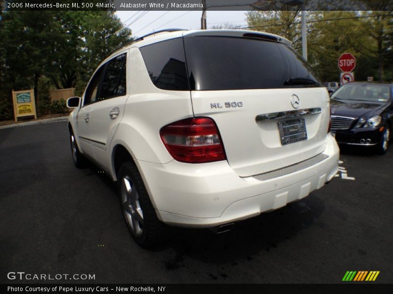 Alabaster White / Macadamia 2006 Mercedes-Benz ML 500 4Matic